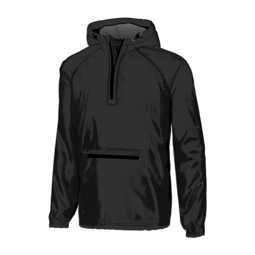 SC Quarter Zip Wind Breaker Pullover-Black