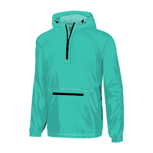 SC Quarter Zip Wind Breaker Pullover-Turquoise