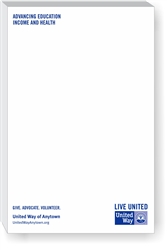 <span style="font-weight: bold;"><br><br>30116   50 Sheet 1 Color Note Pads </span>  <br><ul>