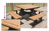 <span style="font-weight: bold;"><br><br>60901 Born Learning Picnic Table </span>  <br><ul>