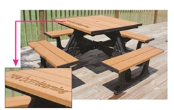 <span style="font-weight: bold;"><br><br>60901 Born Learning Picnic Table </span>  <br><ul>