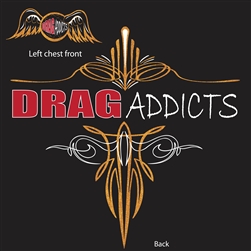 Drag Addicts Club Design A T-Shirt