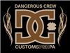 Dangerous Crew Customs Flame Embroidered  Dickies Lined Eisenhower Jacket