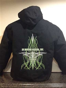 IMDI Pinstripe Embroidered Hoodie