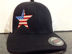 Patriotic Star Embroidered Hat
