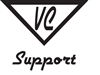 Vertically Challenged Triangle Support Logo