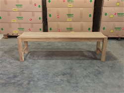 150cm/60" Wexford Teak Backless Bench