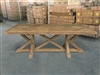 British Gardens FSC Recycled Teak Trestle Table No.1 - 87"x41"