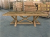 British Gardens FSC Recycled Teak Trestle Table No.1 - 94"x41"