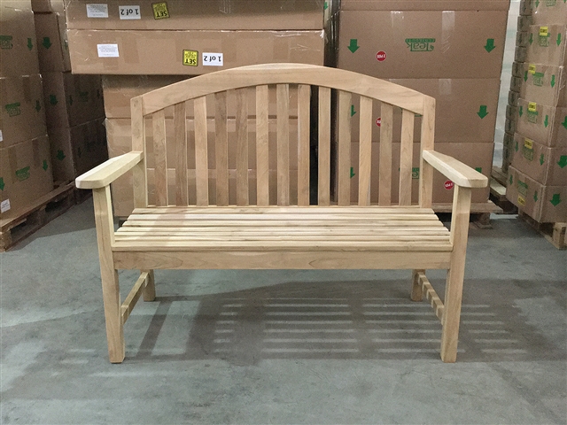 120cm/48" Tristan Teak Bench