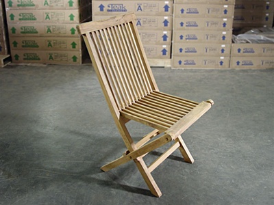 teak bg folding chair b-grade