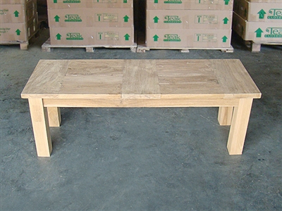 120cm/48" BG Teak Backless Bench