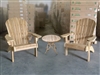 teak adirondack chair combo