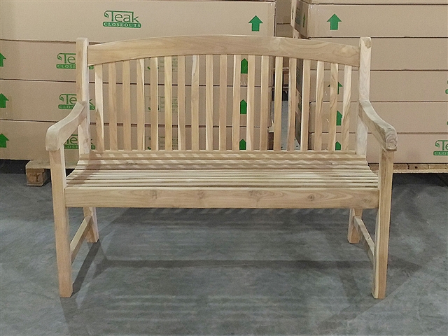 teak sumbawa garden bench 120