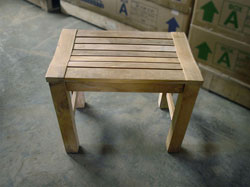 teak Rinjani garden bench 60 backless