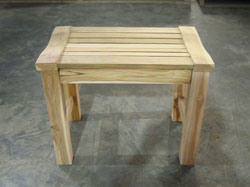 60cm/24" Rinjani Teak Backless Bench