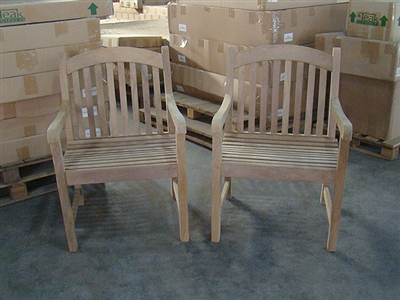 Sumbawa Teak Arm Chair - 2-packs