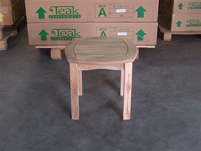 teak side table intan