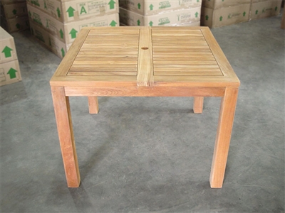 Rinjani Square Teak Table 100 x 100cm