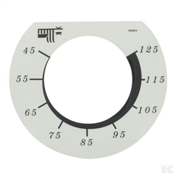 Etesia mower spare parts Uk Etesia CUT.HEIGHT LABEL part number 13202