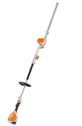 Stihl HLA 56 cordless long reach hedge trimmer battery powered