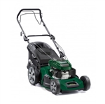 Atco Quattro 19SH self propelled lawnmower with collector mid size