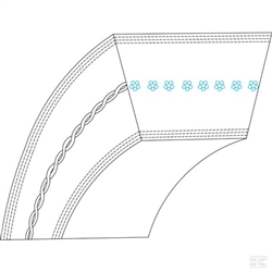 MTD lawnflite cub cadet  BELT part number LF7540630A