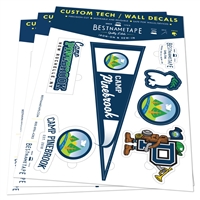 Tech wall decals to decorate your walls, devices, locker, or trunks.