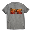 60/40 Poly/Cotton t-shirt. Printed with The Hot Mic logo..