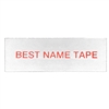 Name Tape Labels - Red - 1 Line