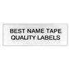 Name Tape Labels - Black - 2 Line
