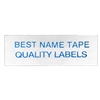 Name Tape Labels - Blue - 2 Line