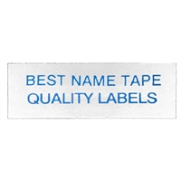 Name Tape Labels - Blue - 2 Line