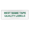 Name Tape Labels - Red - 2 Line