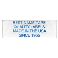 NAME TAPE LABELS - BLUE - 4 LINE