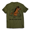 Get back to CAMP QUCIK with the Belknap - Take Me To Camp - Horse T-Shirt..