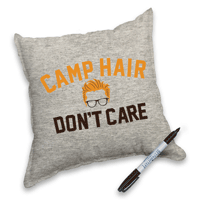 Be the happiest camper with the most autographs. Get your pillow autographed by all your bunkmates!
