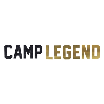 Bauercrest gear printed with Camp Legend