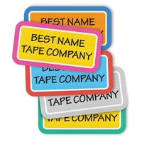 Performance labels for performance clothing. Laundry safe labels for camp.