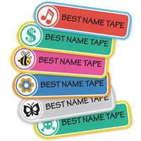 COLOR LOGOS - RECTANGLE PRESS-ON LABELS