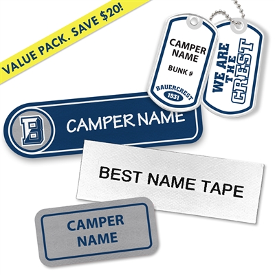 <!005>CAMP BAUERCREST - VARIETY PACK of LABELS