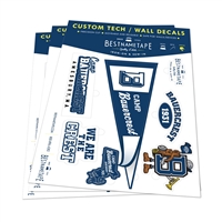 Tech wall decals to decorate your walls, devices, locker, or trunks.
