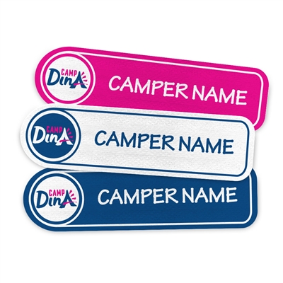 <!010>CAMP DINA - LOGO RECTANGLE PERFORMANCE LABELS