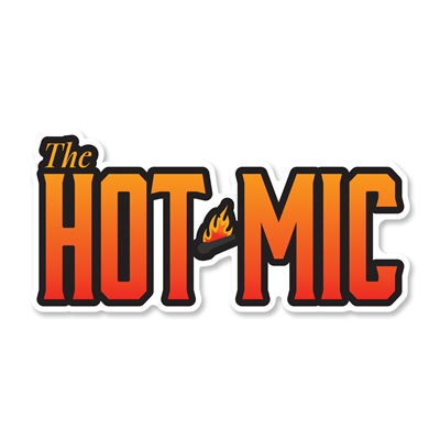 The Hot Mic official  decals to decorate your walls, devices, or car.