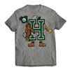 Find your CAMP SPIRIT with the Huckins Letterman T-Shirt..