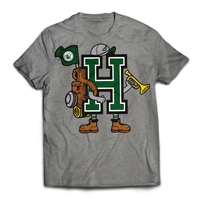 Find your CAMP SPIRIT with the Huckins Letterman T-Shirt..