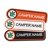 <!006>CAMP KIEVE - LOGO RECTANGLE PRESS-ON LABELS