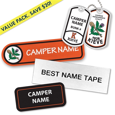 <!005>CAMP KIEVE - VARIETY PACK of LABELS