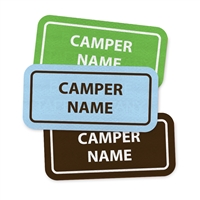 <!005>CAMP LAURELWOOD - RECTANGLE PRESS-ON LABELS