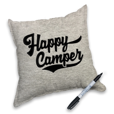 Be the happiest camper with the most autographs. Get your pillow autographed by all your bunkmates!